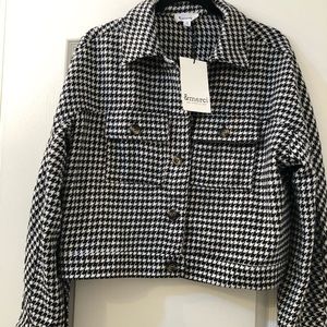 Enmerci houndstooth jacket M